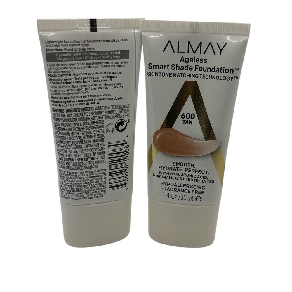 Almay Ageless Smart Shade Foundation - Tan Bundle of 2 - Picture 3 of 3